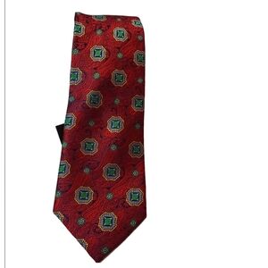 JOS.A.BANK SIGNATURE‎ GOLD COLLECTION MEN'S $135 SILK RED PAISELEY NECKTIE